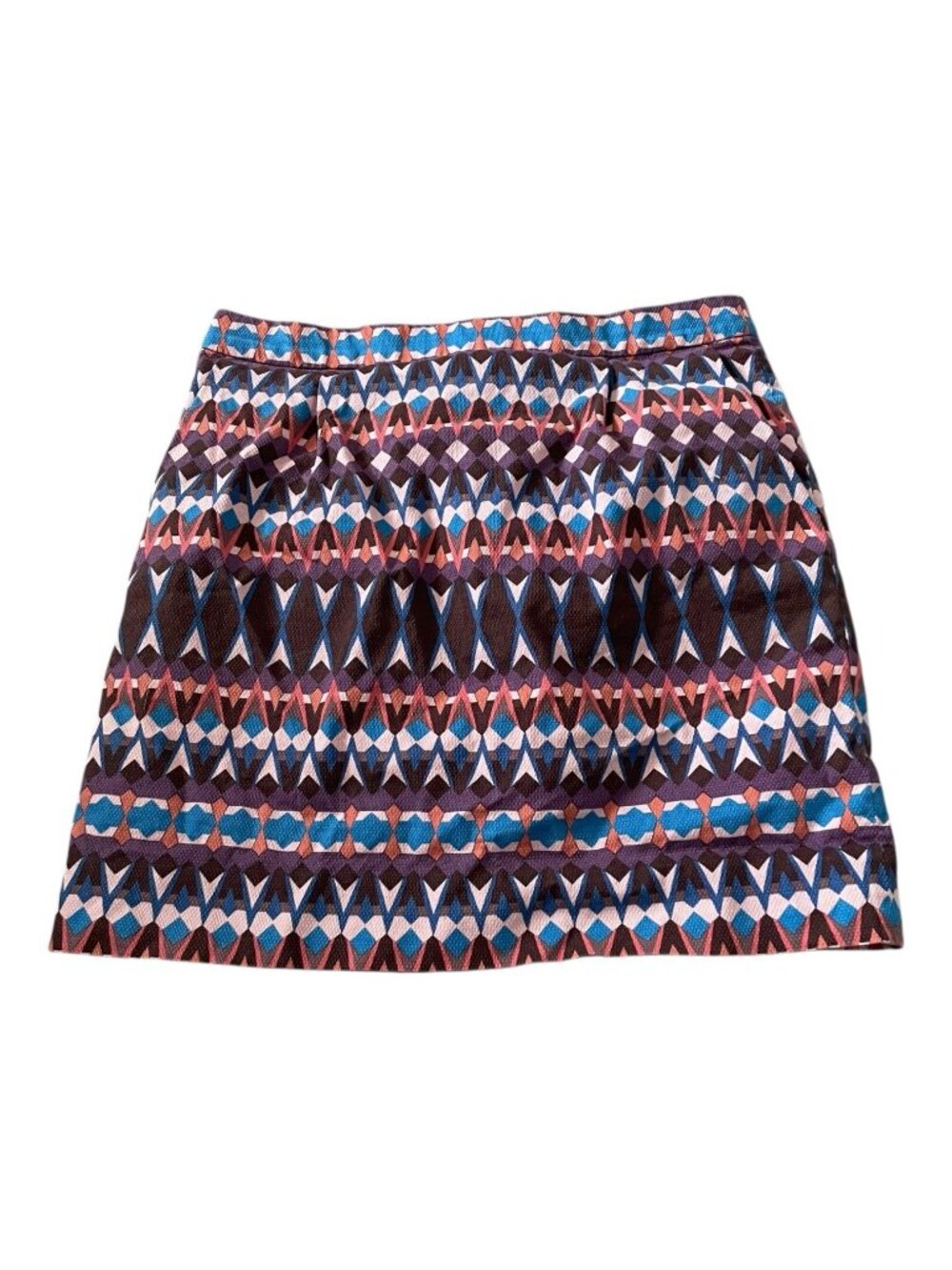 J.Crew printed short skirt size 4